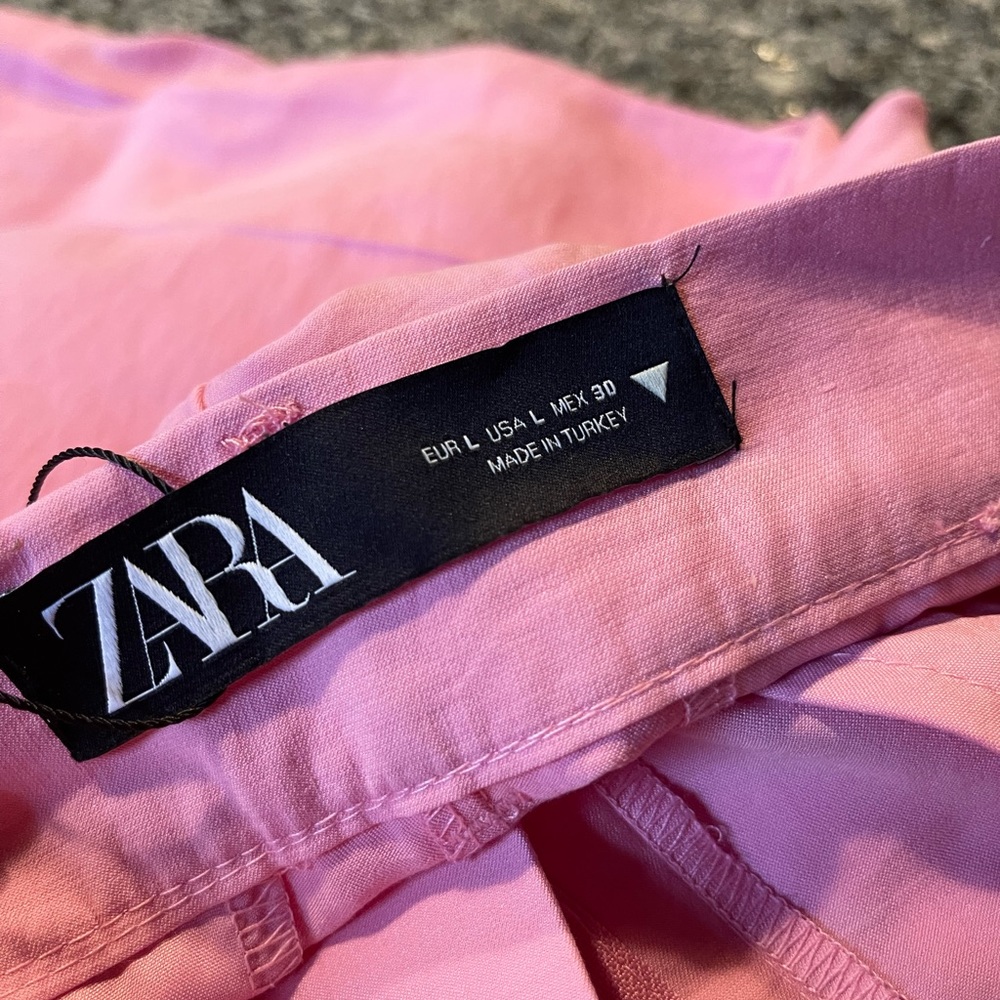 Zara “Full length Pant” in pink new never worn